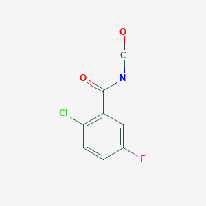 molecular formula C8H3ClFNO2 B8582041 2-Chloro-5-fluorobenzoyl isocyanate CAS No. 88487-24-5