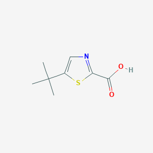 molecular formula C8H11NO2S B8582082 5-(Tert-butyl)thiazole-2-carboxylic acid 