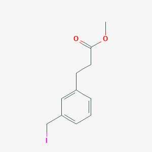 molecular formula C11H13IO2 B8582304 3-(3-Iodomethyl-phenyl)-propionic acid methyl ester 