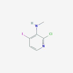 molecular formula C6H6ClIN2 B8582325 (2-Chloro-4-iodo-pyridin-3-yl)-methyl-amine 