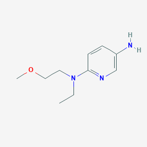 molecular formula C10H17N3O B8582394 N2-ethyl-N2-(2-methoxy-ethyl)-pyridine-2,5-diamine 