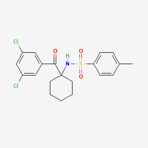 Benzenesulfonamide, N-[1-(3,5-dichlorobenzoyl)cyclohexyl]-4-methyl-