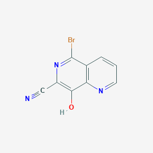 5-Bromo-8-hydroxy-1,6-naphthyridine-7-carbonitrile