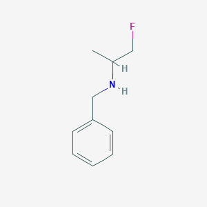 molecular formula C10H14FN B8582474 N-benzyl-1-fluoropropan-2-amine 