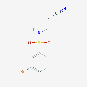 3-Bromo-N-(2-cyano-ethyl)-benzenesulfonamide