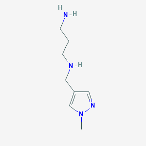 N-(1-methyl-4-pyrazolylmethyl)trimethylenediamine