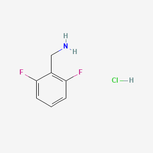 molecular formula C7H8ClF2N B8582537 2,6-Difluorobenzylamine hydrochloride CAS No. 19064-30-3
