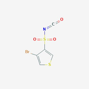 molecular formula C5H2BrNO3S2 B8582632 4-Bromothiophene-3-sulfonyl isocyanate CAS No. 81417-50-7