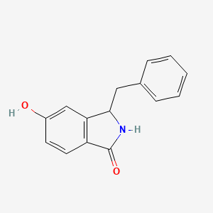 molecular formula C15H13NO2 B8582659 3-Benzyl-5-hydroxyisoindolin-1-one 