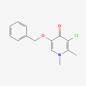 5-(benzyloxy)-3-chloro-1,2-dimethylpyridin-4(1H)-one