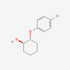 molecular formula C12H15BrO2 B8582774 trans-2-(4-Bromophenoxy)cyclohexanol 