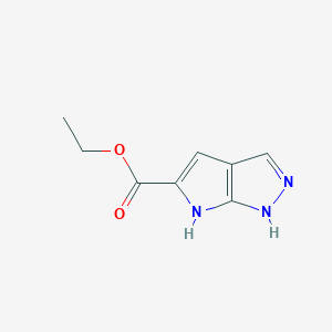 Ethyl 1,6-dihydropyrrolo[2,3-c]pyrazole-5-carboxylate