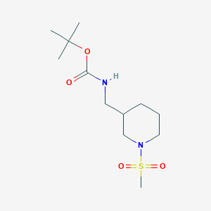 tert-butyl N-[(1-methylsulfonylpiperidin-3-yl)methyl]carbamate