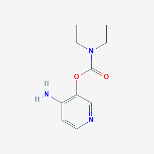 4-Aminopyridin-3-yl diethylcarbamate