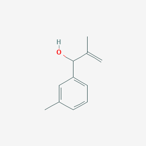 molecular formula C11H14O B8582853 2-Methyl-1-(3-methylphenyl)-2-propen-1-ol 