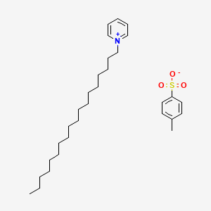 molecular formula C30H49NO3S B8582877 N-octadecylpyridinium p-toluenesulfonate 