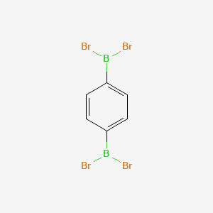 molecular formula C6H4B2Br4 B8582913 1,4-Bis(dibromoboryl)benzene CAS No. 107134-83-8