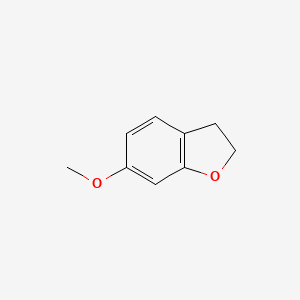 molecular formula C9H10O2 B8582928 6-Methoxy-2,3-dihydrobenzofuran 