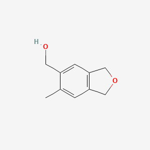 molecular formula C10H12O2 B8582953 (6-Methyl-1,3-dihydroisobenzofuran-5-yl)methanol 
