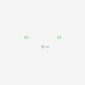 molecular formula TiCl2<br>Cl2Ti B8582975 Titanium(II) chloride 