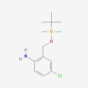 2-({[tert-Butyl(dimethyl)silyl]oxy}methyl)-4-chloroaniline