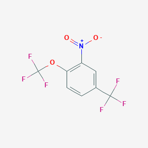 B008583 2-Nitro-1-(trifluoromethoxy)-4-(trifluoromethyl)benzene CAS No. 104678-93-5