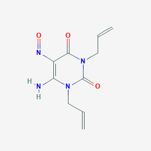 Uracil, 1,3-diallyl-6-amino-5-nitroso-