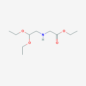 molecular formula C10H21NO4 B8583010 Ethyl 2-[(2,2-diethoxyethyl)amino]acetate 