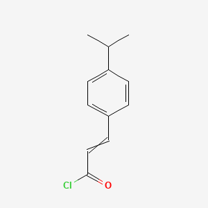 molecular formula C12H13ClO B8583019 4-Isopropylcinnamoyl chloride 