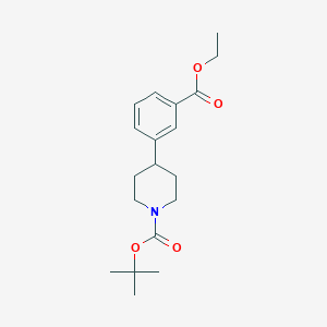 tert-butyl 4-(3-ethoxycarbonylphenyl)piperidine-1-carboxylate