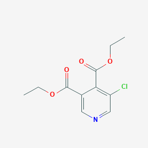 molecular formula C11H12ClNO4 B8583419 Diethyl 5-chloropyridine-3,4-dicarboxylate CAS No. 1433204-35-3