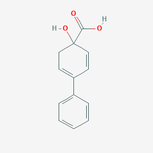 molecular formula C13H12O3 B8583435 4-Hydroxy-4-biphenylcarboxylic acid 