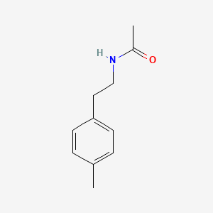 molecular formula C11H15NO B8583452 Acetamide, N-(2-(4-methylphenyl)ethyl)- CAS No. 26011-73-4