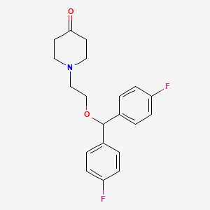 4-Piperidinone, 1-[2-[bis(4-fluorophenyl)methoxy]ethyl]-