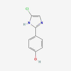 4-Chloro-2-(p-hydroxyphenyl)imidazole