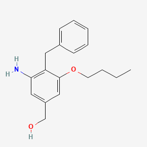 (3-Amino-4-benzyl-5-butoxyphenyl)methanol