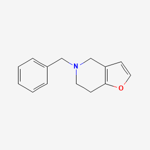 5-Benzyl-4,5,6,7-tetrahydro-furo[3,2-c]pyridine