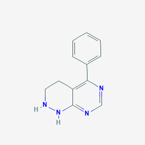 5-Phenyl-1,2,3,4-tetrahydropyridazino[3,4-d]pyrimidine