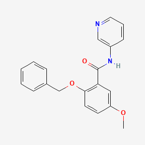 5-(Methyloxy)-2-[(phenylmethyl)oxy]-N-3-pyridinylbenzamide