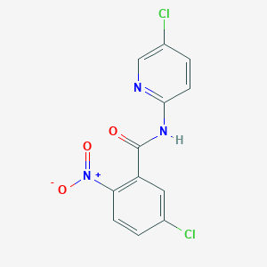 5-Chloro-N-(5-chloro-pyridin-2-yl)-2-nitro-benzamide