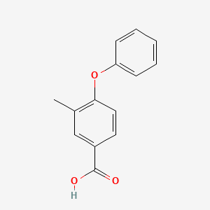 molecular formula C14H12O3 B8583725 3-Methyl-4-phenoxybenzoic acid 