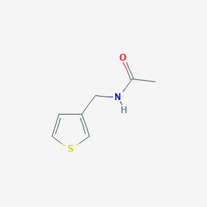 molecular formula C7H9NOS B8583755 N-(thiophen-3-ylmethyl)acetamide 