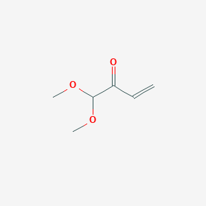 molecular formula C6H10O3 B8583836 1,1-Dimethoxybut-3-en-2-one 