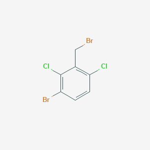 molecular formula C7H4Br2Cl2 B8583857 1-Bromo-3-bromomethyl-2,4-dichloro-benzene 