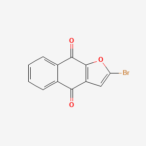 molecular formula C12H5BrO3 B8583861 2-Bromo-naphtho[2,3-b]furan-4,9-dione 