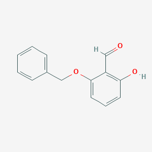 molecular formula C14H12O3 B8583880 2-(Benzyloxy)-6-hydroxybenzaldehyde 
