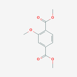 molecular formula C11H12O5 B8583924 Dimethyl 2-methoxybenzene-1,4-dicarboxylate CAS No. 36727-17-0
