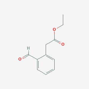molecular formula C11H12O3 B8583944 Ethyl 2-formyl-phenyl-acetate 