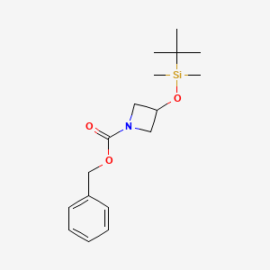 benzyl 3-[tert-butyl(dimethyl)silyl]oxyazetidine-1-carboxylate