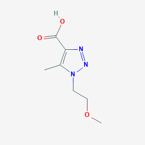 1-(2-Methoxyethyl)-5-methyl-1h-1,2,3-triazole-4-carboxylic acid